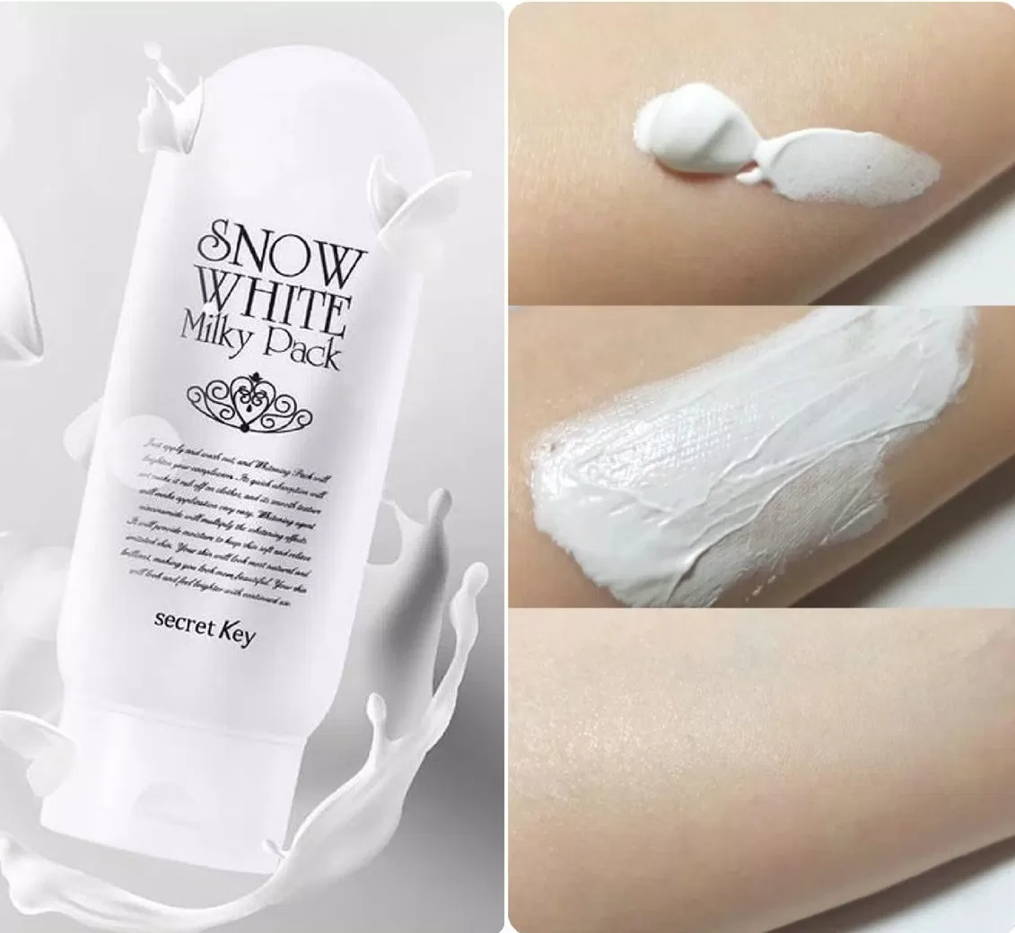 Kem ủ trắng Secret Key Snow White Milky Pack