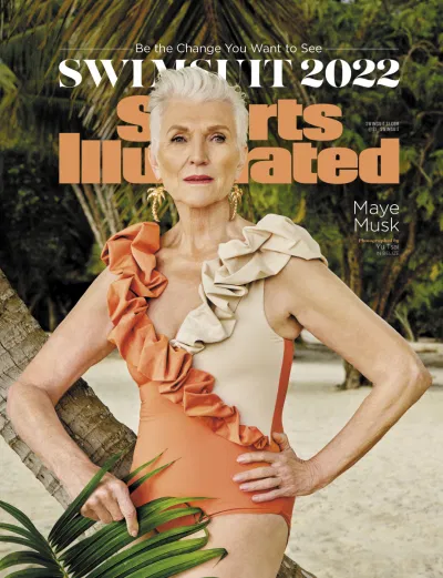 Maye Musk trên bìa tạp chí Sports Illustrated (Ảnh: Internet) Maye Musk trên bìa tạp chí Sports Illustrated (Ảnh: Internet)
