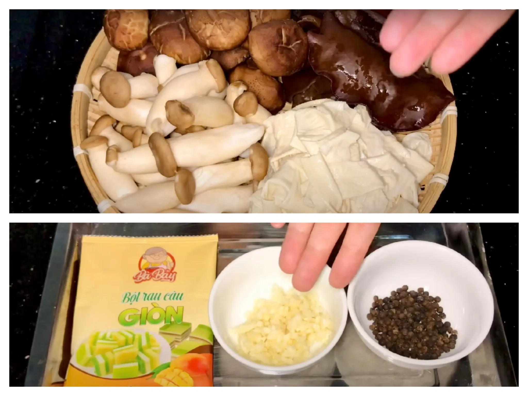 Nguyên liệu làm món giò thủ chay