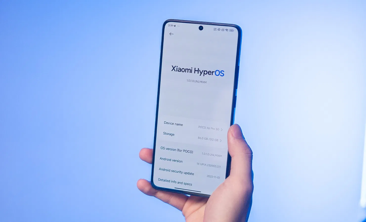 POCO X6 Pro đã được cài đặt sẵn Hyper OS (Ảnh: Internet)