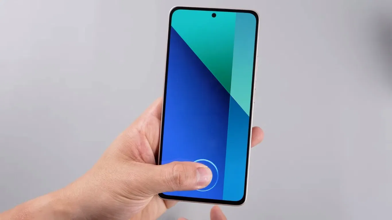 Redmi Note 13 có cảm biến vân tay trong màn hình (Ảnh: Internet)
