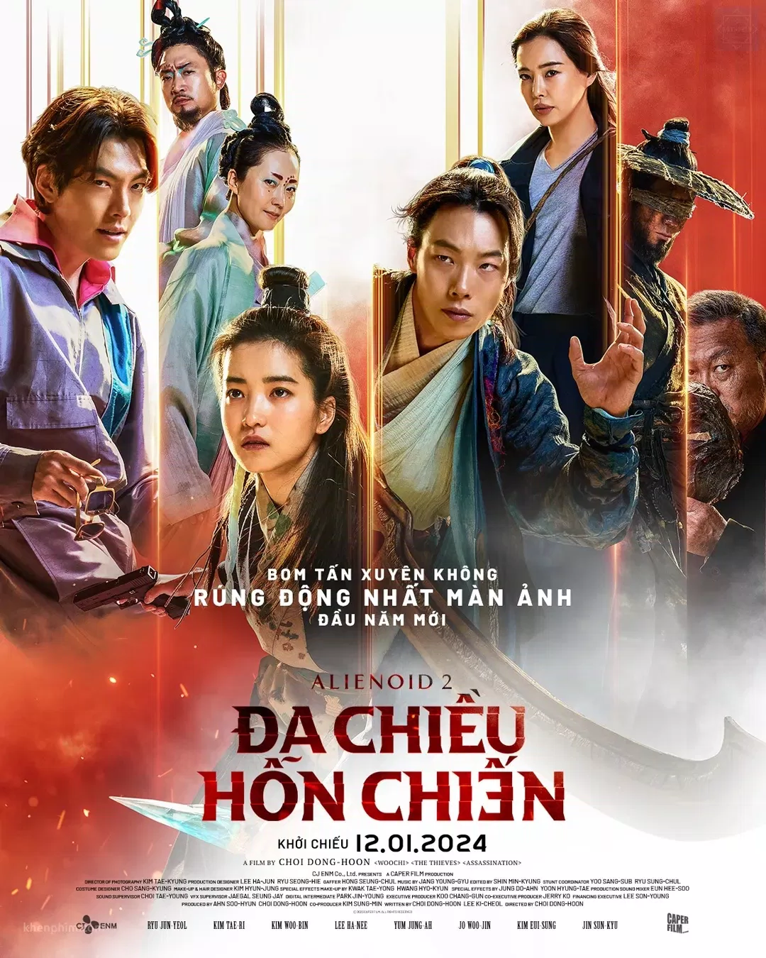 Poster phim Alienoid 2 - Đa Chiều Hỗn Chiến (Ảnh: Internet)