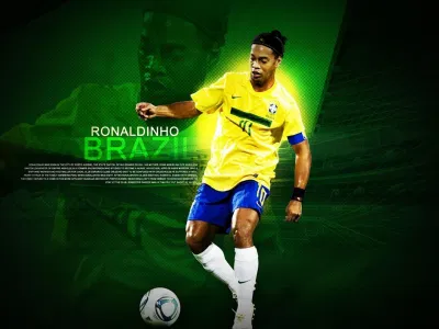 Ronaldinho trong màu áo Đội tuyển Quốc gia Brasil (ảnh: Internet) Ronaldinho trong màu áo Đội tuyển Quốc gia Brasil (ảnh: Internet)