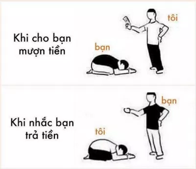 Stt đòi nợ thâm thúy, khéo léo (Ảnh: Internet)