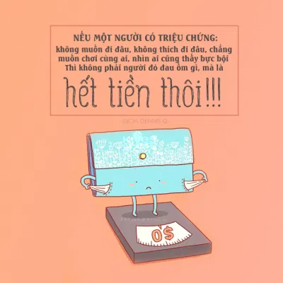 1001 stt nghèo hài hước, stt nghèo mà chất cho các “đỗ nghèo khỉ” (Ảnh: Internet)