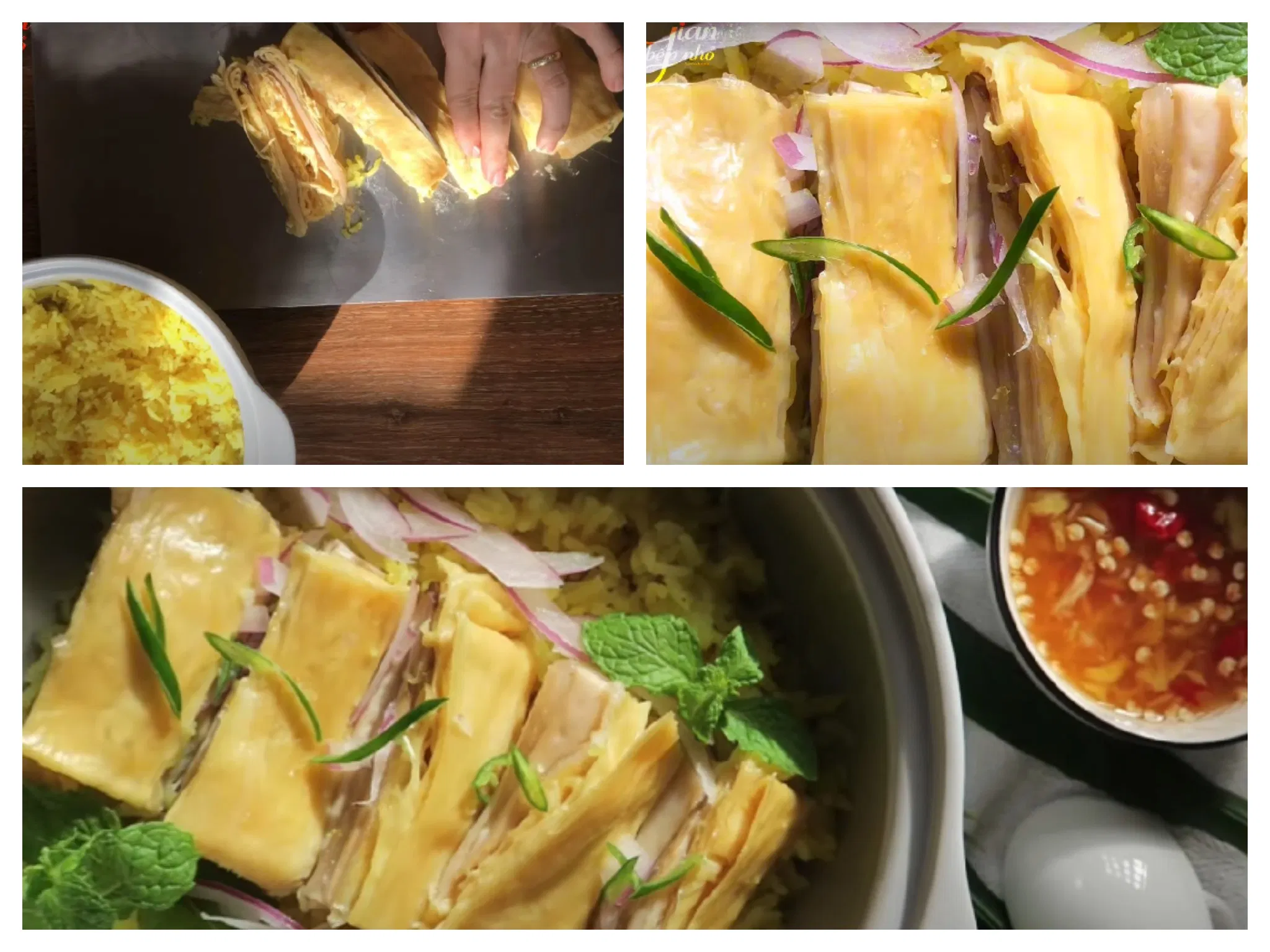 Thành phẩm cơm gà