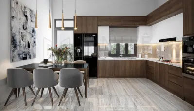 Ý tưởng sắp xếp và cải thiện căn bếp nhỏ 5m², tiết kiệm không gian (ảnh: Internet) Ý tưởng sắp xếp và cải thiện căn bếp nhỏ 5m², tiết kiệm không gian (ảnh: Internet)