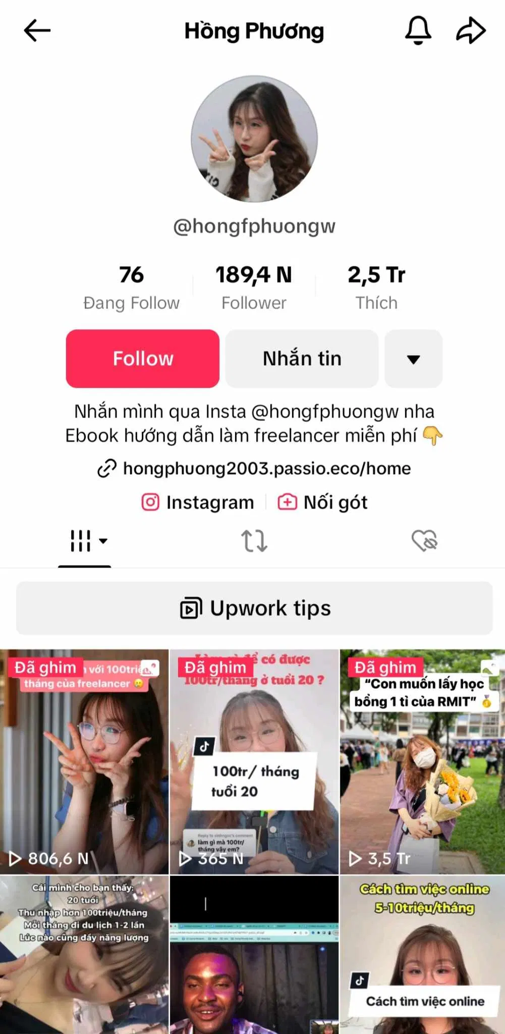 Những video của Phương chứa đựng kiến thức hữu ích về việc làm online (Ảnh: Internet) Những video của Phương chứa đựng kiến thức hữu ích về việc làm online (Ảnh: Internet)