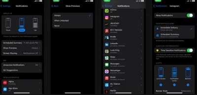 Cài đặt hiển thị thông báo Instagram trên iPhone (Ảnh: Internet) Cài đặt hiển thị thông báo Instagram trên iPhone (Ảnh: Internet)