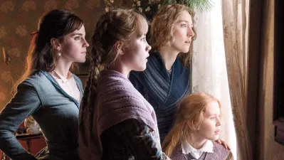 Emma Watson, Saoirse Ronan, Eliza Scanlen and Florence Pugh in Columbia Pictures’ LITTLE WOMEN.