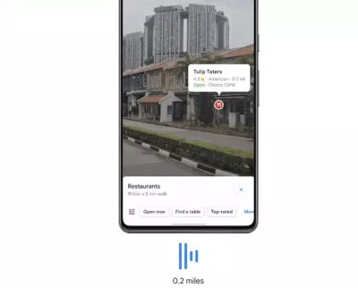 Nghe thông tin khi sử dụng Google Lens trong Google Maps (Ảnh: Internet) Nghe thông tin khi sử dụng Google Lens trong Google Maps (Ảnh: Internet)