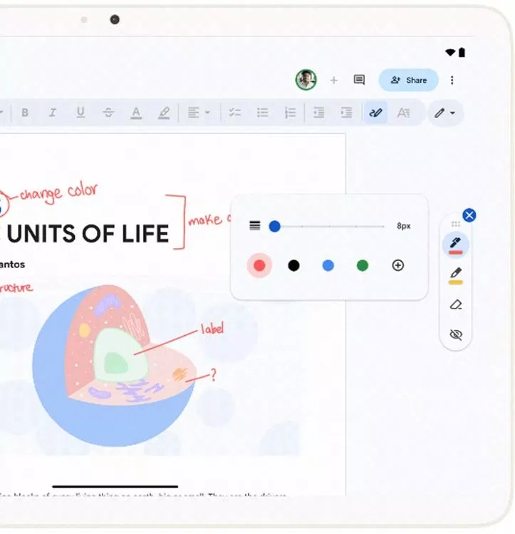 Thêm chú thích vào tài liệu Google Docs trong Android (Ảnh: Internet) Thêm chú thích vào tài liệu Google Docs trong Android (Ảnh: Internet)