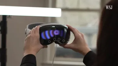 Bạn phải giơ kính ra trước mặt để Vision Pro có thể nhận diện được gương mặt của bạn (Ảnh: Internet) Bạn phải giơ kính ra trước mặt để Vision Pro có thể nhận diện được gương mặt của bạn (Ảnh: Internet)