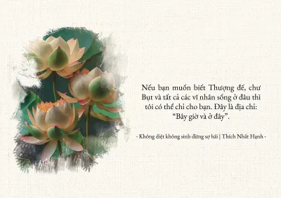 Câu nói về sự bình yên của thầy Thích Nhất Hạnh (Ảnh: Internet) Câu nói về sự bình yên của thầy Thích Nhất Hạnh (Ảnh: Internet)