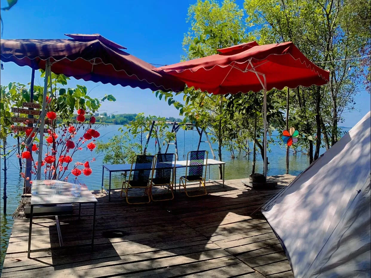 View ở Cây dừa camping. (Nguồn: Internet) View ở Cây dừa camping. (Nguồn: Internet)