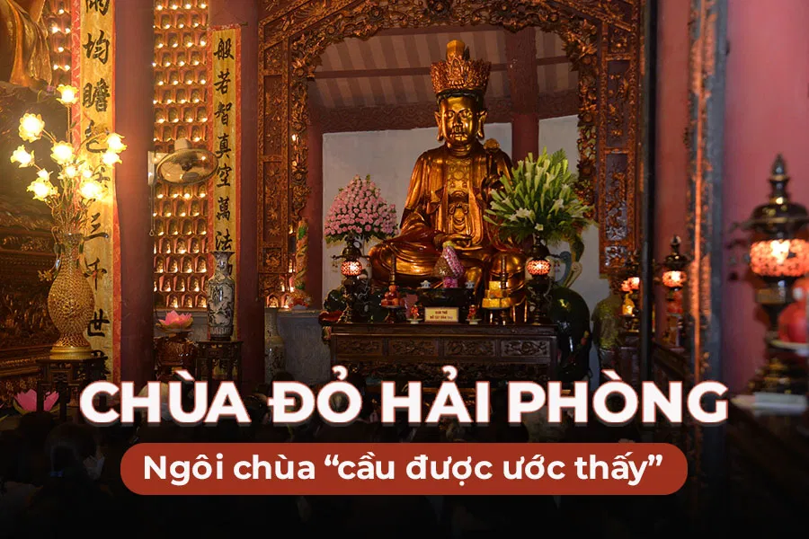 Chùa Hải Phòng linh thiêng: Chùa Đỏ (Ảnh: Internet)