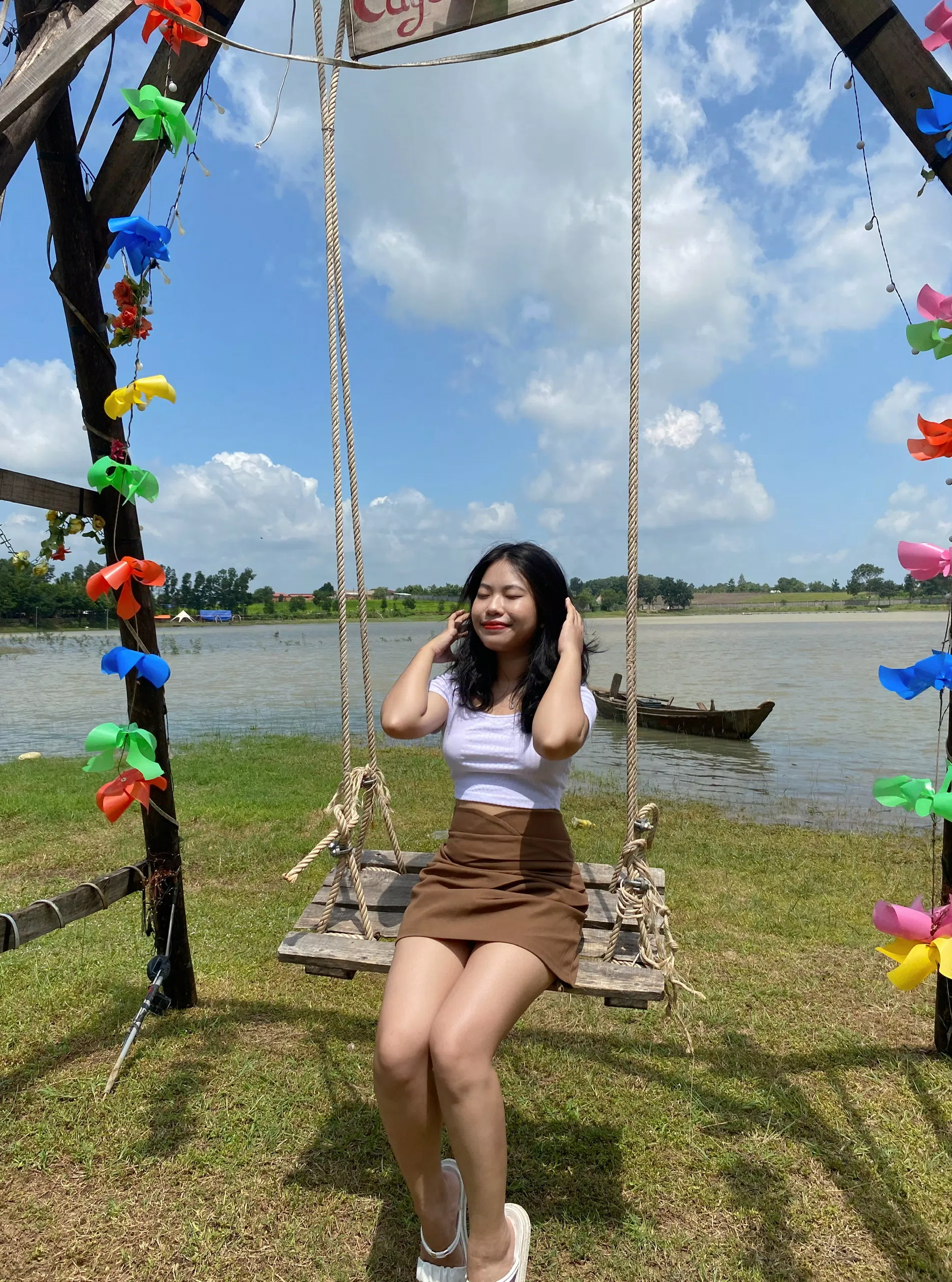 Nhiều góc "check-in" tại khu vực cắm trại. (Nguồn: tác giả) Nhiều góc "check-in" tại khu vực cắm trại. (Nguồn: tác giả)