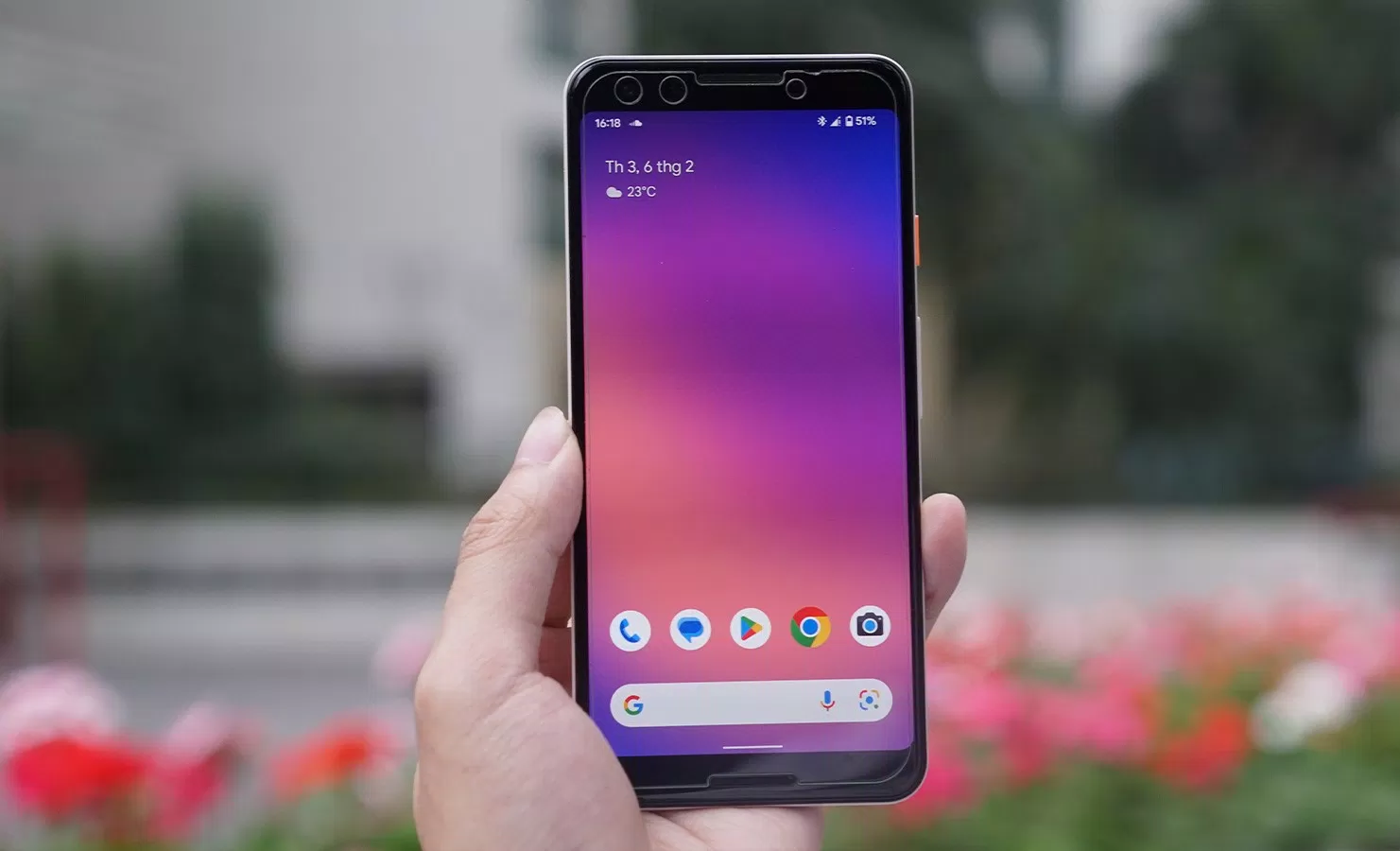 Pixel 3 có thiết kế khá đẹp mắt trong năm 2024 (Ảnh: Internet)