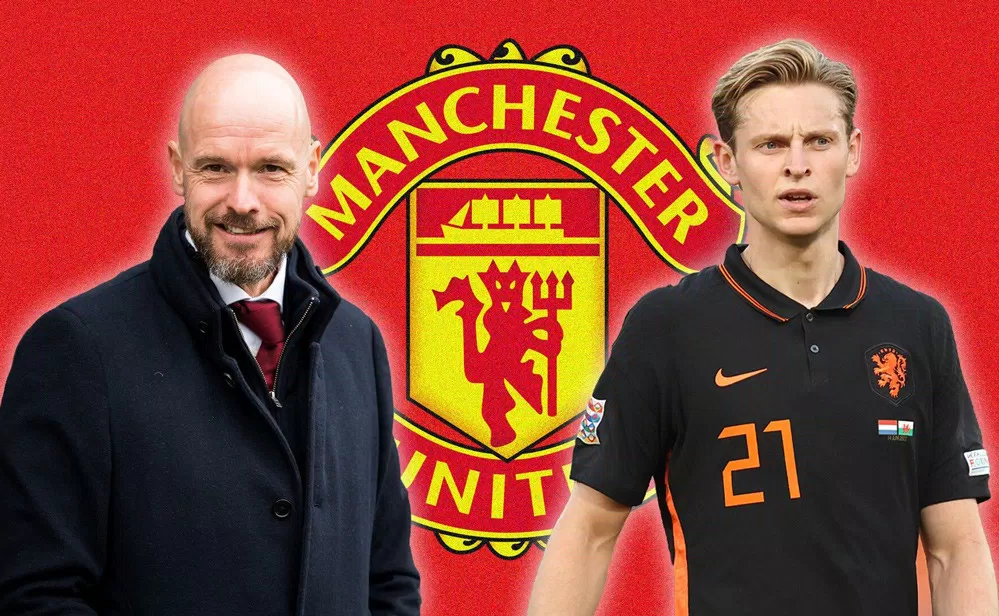 HLV Erik ten Hag đã theo đuổi De Jong năm 2022 nhưng không thành công (Ảnh: Internet)