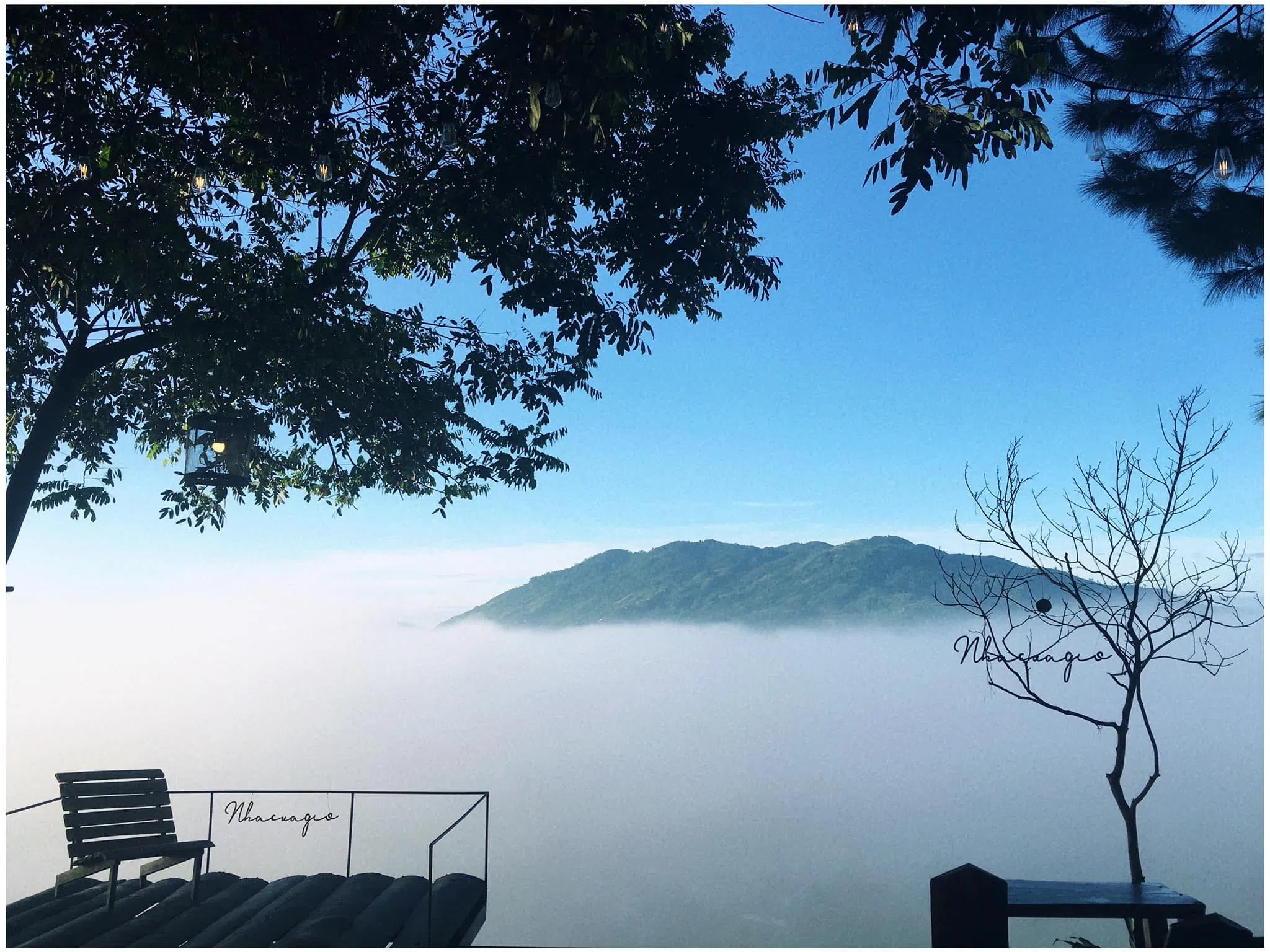 View "săn mây" tại quán. (Nguồn: Internet) View "săn mây" tại quán. (Nguồn: Internet)