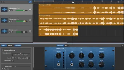 Giao diện làm việc của GarageBand (Ảnh: Internet) Giao diện làm việc của GarageBand (Ảnh: Internet)