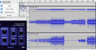 Giao diện chỉnh sửa âm thanh của Audacity (Ảnh: Internet) Giao diện chỉnh sửa âm thanh của Audacity (Ảnh: Internet)