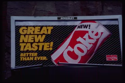 Sai lầm chết người từ 30 năm trước của Coca Cola (Nguồn: Internet) Sai lầm chết người từ 30 năm trước của Coca Cola (Nguồn: Internet)