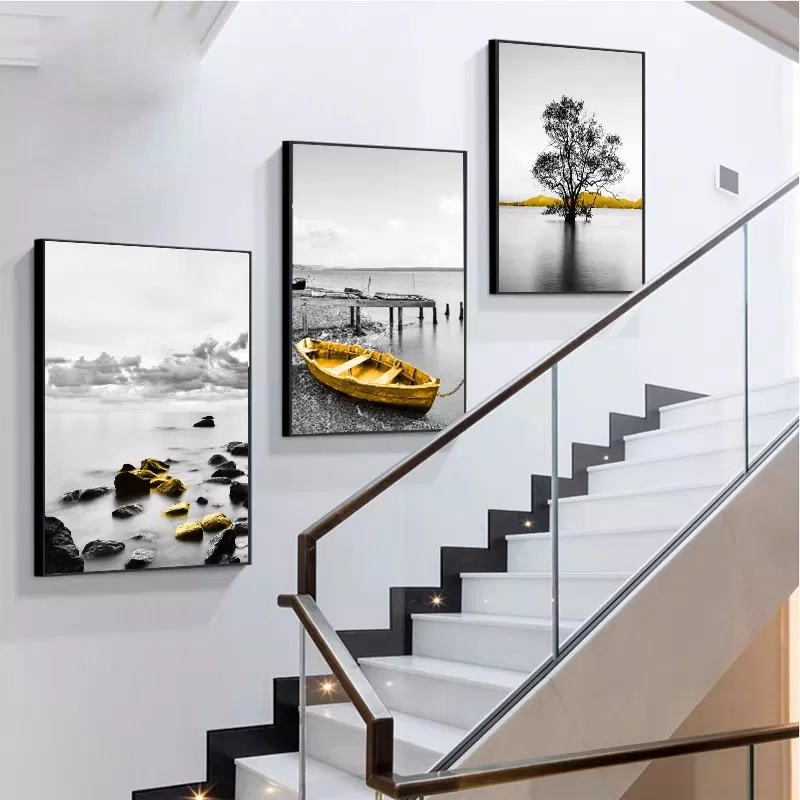 Ý nghĩa treo tranh cầu thang hợp phong thủy (Ảnh: Internet) Ý nghĩa treo tranh cầu thang hợp phong thủy (Ảnh: Internet)