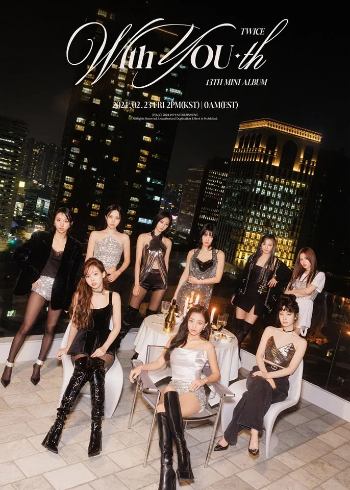 Twice trở lại với hình ảnh sang trọng quyến rũ (Nguồn: FB JYP)