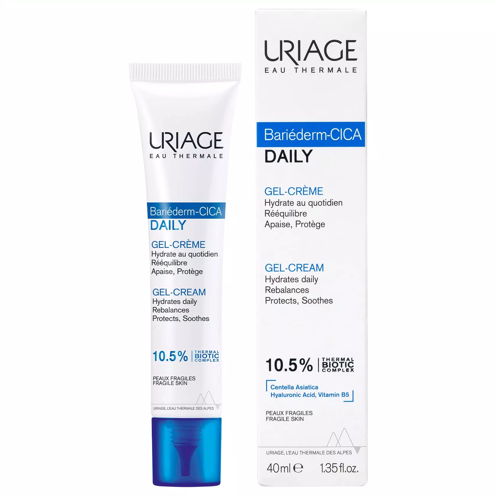 Kem làm dịu và phục hồi da Uriage Bariéderm-Cica Daily Gel-Cream