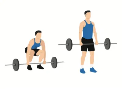 Deadlift với tạ (Ảnh: Internet) Deadlift với tạ (Ảnh: Internet)