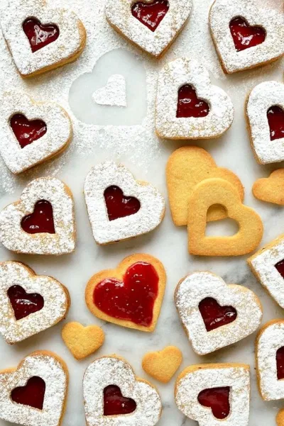 Bánh quy trái tim (Nguồn: Internet) Bánh quy trái tim (Nguồn: Internet)