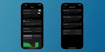 Màn hình iPhone hiển thị menu Tình trạng pin trong iOS 17.4 (Ảnh: Internet) Màn hình iPhone hiển thị menu Tình trạng pin trong iOS 17.4 (Ảnh: Internet)