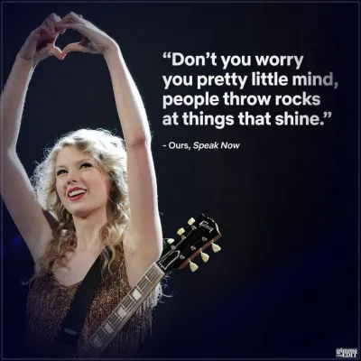 Câu nói hay về phát triển bản thân của Taylor Swift