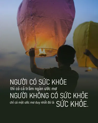 Những câu nói hay về sức khỏe, stt sức khỏe là vàng (Ảnh: Internet)