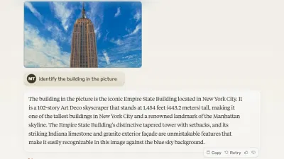 Claude 3 nhận ra Tòa nhà Empire State (Ảnh: Internet) Claude 3 nhận ra Tòa nhà Empire State (Ảnh: Internet)