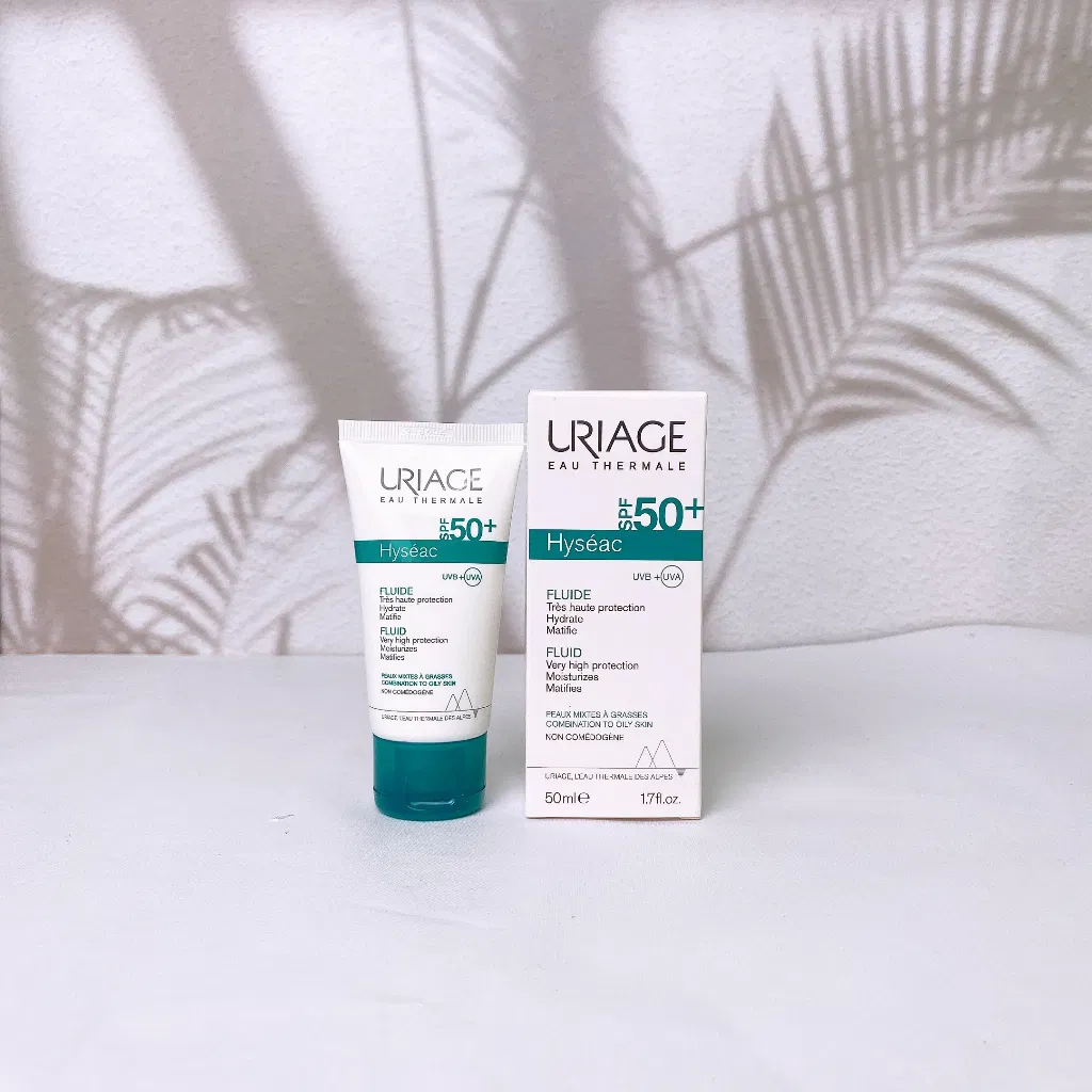 Kem chống nắng Uriage Hyseac Fluide SPF50+
