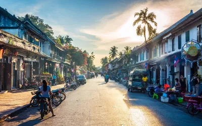 Luang Prabang - thị trấn vào top đẹp nhất thế giới của Lào (Nguồn: Internet) Luang Prabang - thị trấn vào top đẹp nhất thế giới của Lào (Nguồn: Internet)