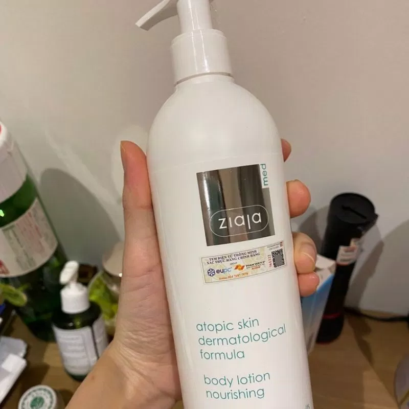 Nhũ tương Ziaja Med Atopic Skin Dermatological Formula Body Lotion Nourishing (Nguồn: Internet)