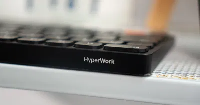 HyperWork HyperOne Gen 2: Bàn phím không dây đa năng, giá tốt cho dân văn phòng bàn phím Cảm giác gõ HyperOne Gen 2 Khung kim loại pin