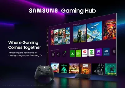 Samsung Gaming Hub có khả năng kết nối với các dịch vụ chơi game trên đám mây như NVIDIA GeForce NOW và Xbox Cloud Gaming (Ảnh: Internet) Samsung Gaming Hub có khả năng kết nối với các dịch vụ chơi game trên đám mây như NVIDIA GeForce NOW và Xbox Cloud Gaming (Ảnh: Internet)