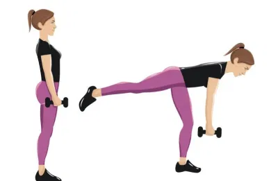 Deadlift một chân (Ảnh: Internet) Deadlift một chân (Ảnh: Internet)