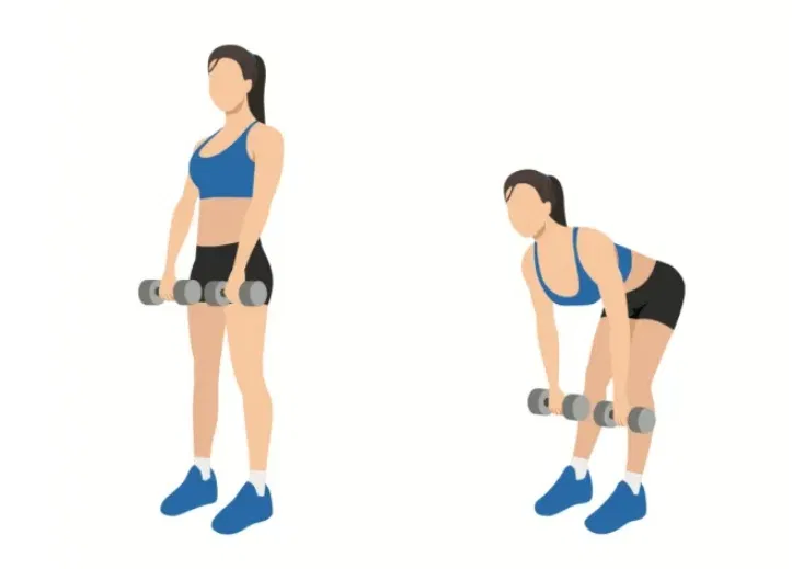 Deadlift với tạ (Ảnh: Internet) Deadlift với tạ (Ảnh: Internet)