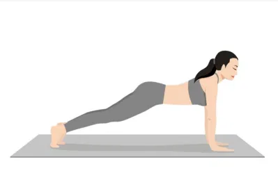 Tư thế plank (Ảnh: Internet) Tư thế plank (Ảnh: Internet)