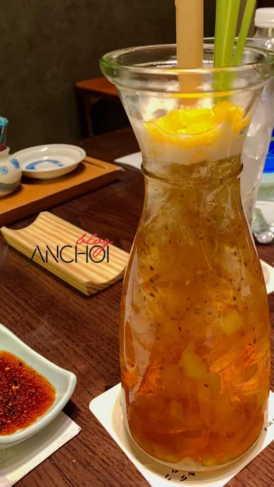 Món trà đào sả tại Hokkaido Sachi (nguồn: BlogAnChoi)