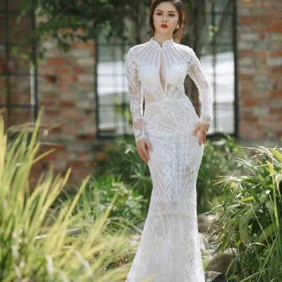 Váy cưới sexy, gợi cảm (Nguồn: Internet) Váy cưới sexy, gợi cảm (Nguồn: Internet)