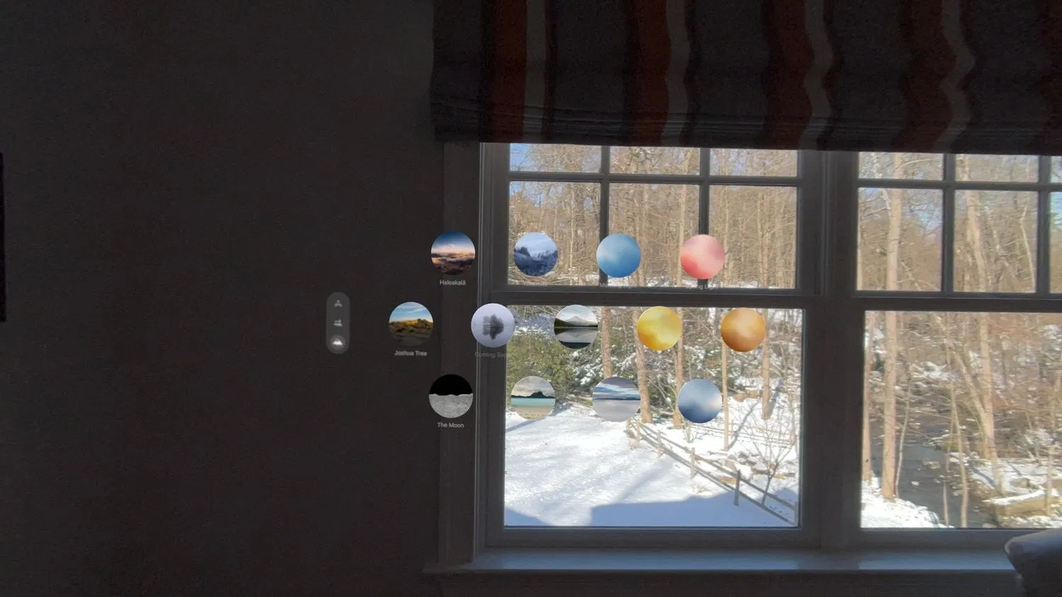 Môi trường ảo của Vision Pro (Ảnh: Internet) Môi trường ảo của Vision Pro (Ảnh: Internet)