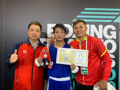 VĐV Võ Thị Kim Ánh thi đấu xuất sắc để giành vé tham dự Olympic Paris 2024 (Ảnh: Internet) VĐV Võ Thị Kim Ánh thi đấu xuất sắc để giành vé tham dự Olympic Paris 2024 (Ảnh: Internet)