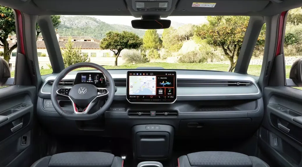 Khoang lái của xe ID. Buzz GTX (Ảnh: Internet) Khoang lái của xe ID. Buzz GTX (Ảnh: Internet)