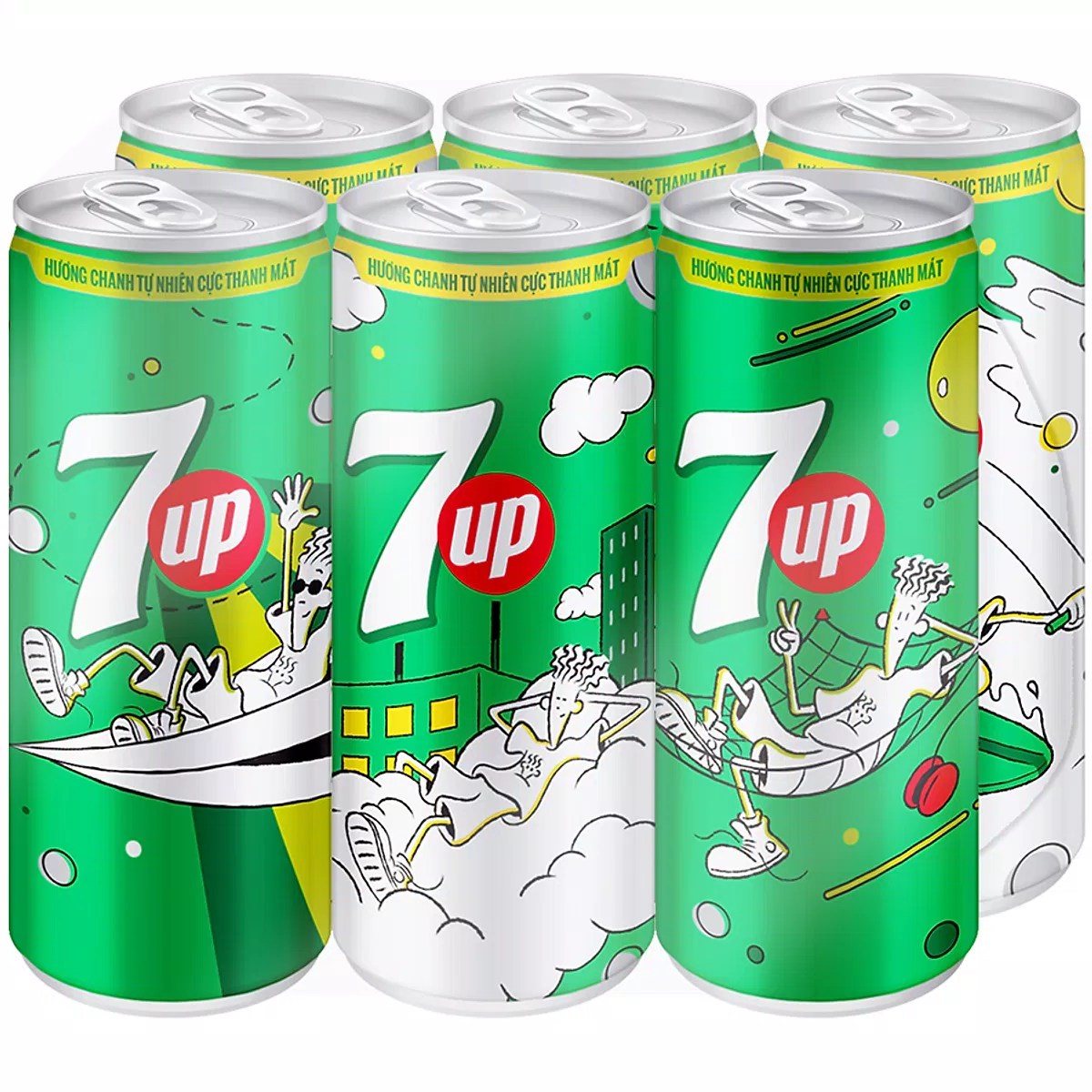 7 Up - biểu tượng của sự tươi mát và sảng khoái (Nguồn: Internet)v